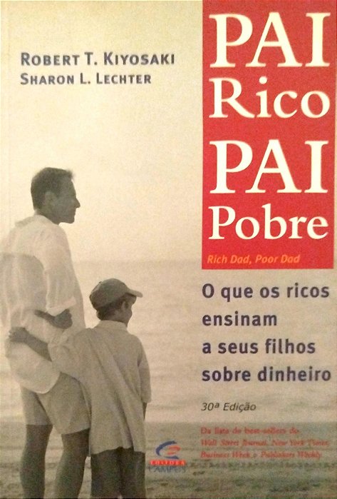 Livro Pai Rico, Pai Pobre Autor Kiyosaki, Robert T. (2000) [usado]