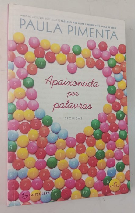 Livro Apaixonada por Palavras Autor Pimenta, Paula (2012) [seminovo]