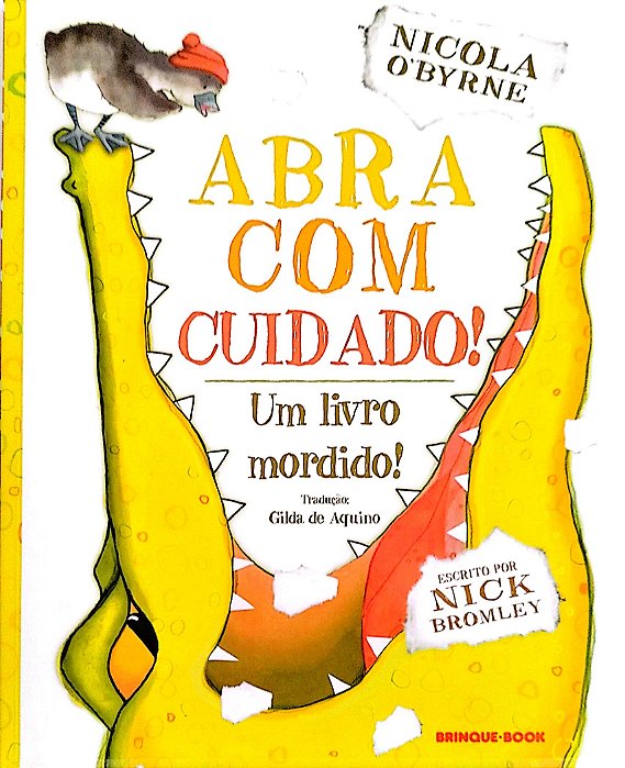 Livro Abra com Cuidado! um Livro Mordido! Autor Bromley, Nick (2022) [seminovo]