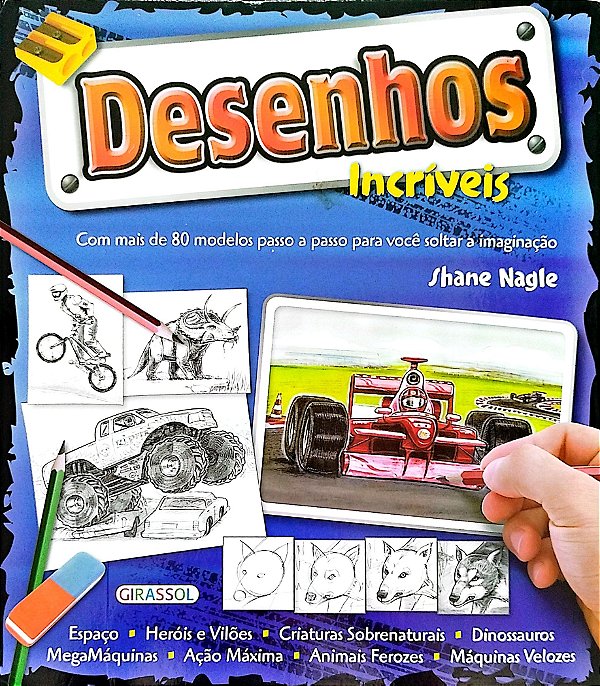 Livro Desenhos Incríveis Autor Nagle, Shane (2011) [seminovo]