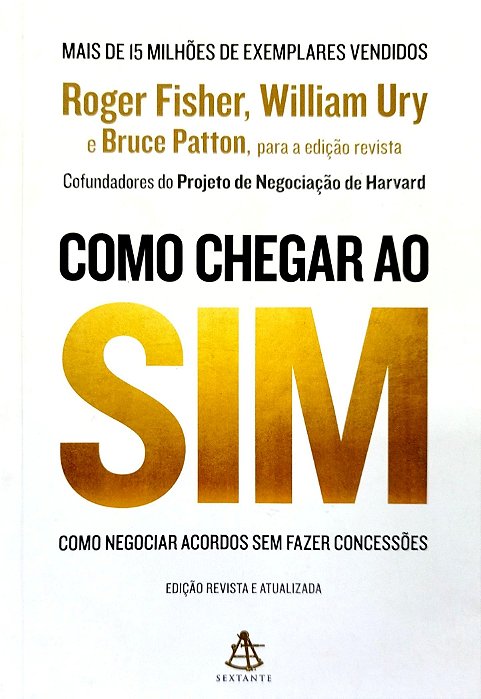 Livro Como Chegar ao Sim Autor Fisher, Roger (2018) [seminovo]