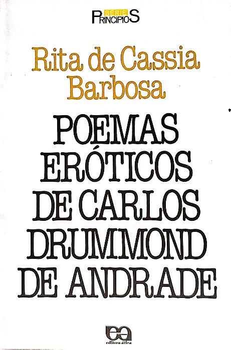 Livro Poemas Eróticos de Carlos Drummond de Andrade Autor Barbosa, Rita de Cassia (1987) [usado]