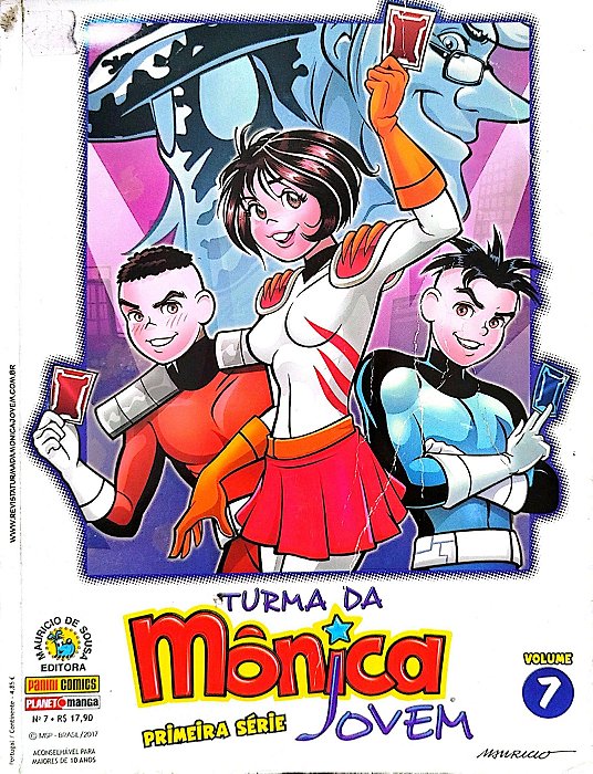 Gibi Turma da Mônica Jovem Primeira Série Volume 7 Autor (2017) [usado]