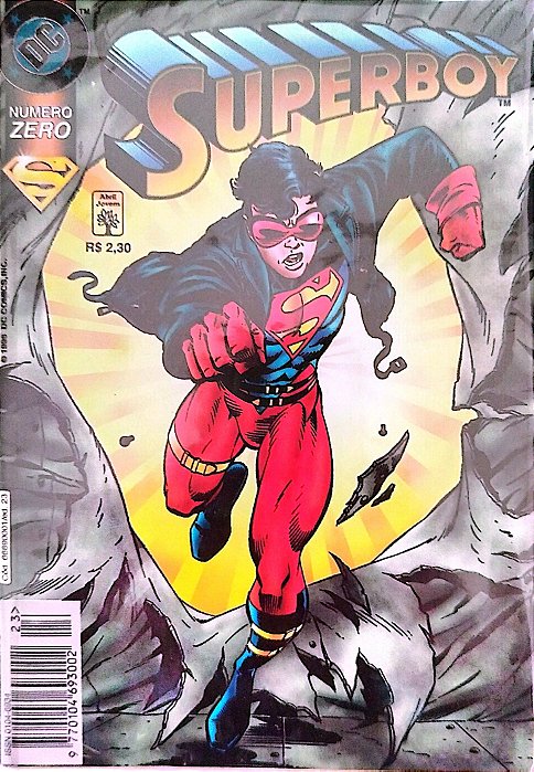 Gibi Superboy #0 - Formatinho Autor (1996) [usado]