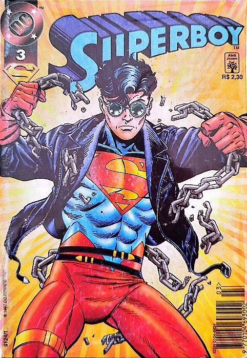 Gibi Superboy #3 - Formatinho Autor (1997) [usado]