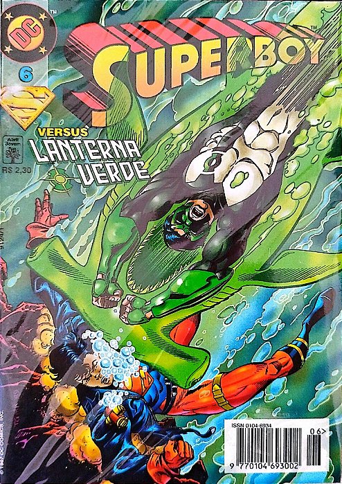 Gibi Superboy #6 - Formatinho Autor (1997) [usado]