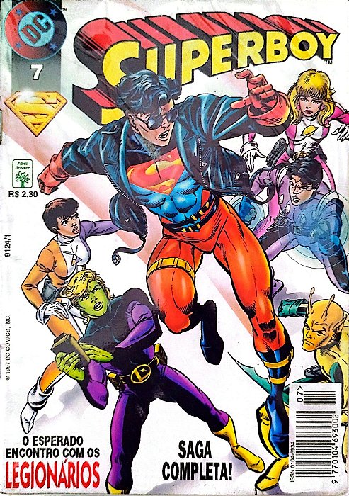 Gibi Superboy #7 - Formatinho Autor (1997) [usado]