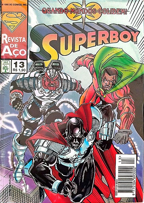 Gibi Superboy #13 - Formatinho Autor (1995) [usado]