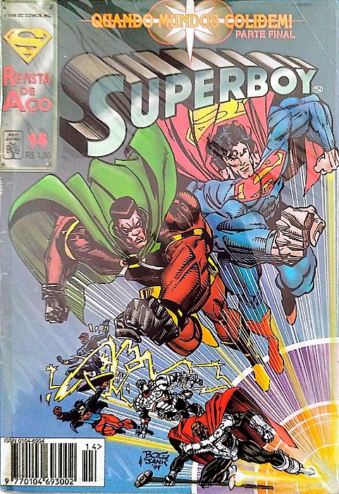 Gibi Superboy #14 - Formatinho Autor (1996) [usado]