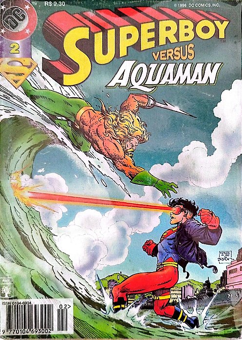 Gibi Superboy #2 - Formatinho Autor (1996) [usado]