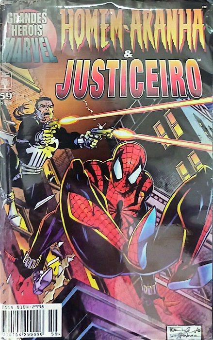 Gibi Grandes Heróis Marvel #59 - Formatinho Autor (1998) [usado]