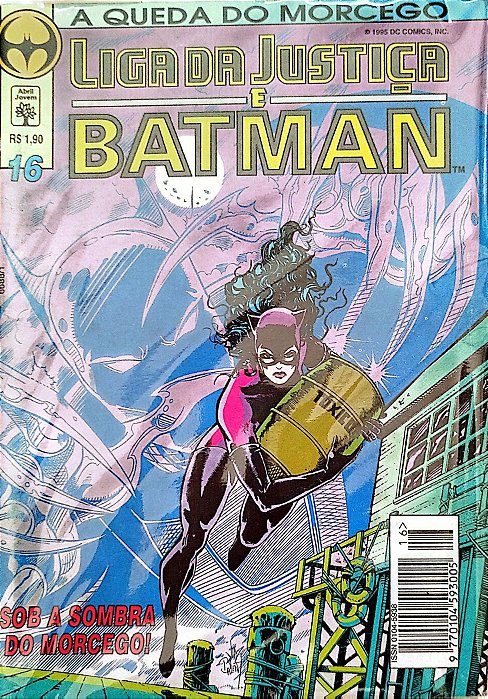 Gibi Liga da Justiça e Batman #16 - Formatinho Autor (1995) [usado]