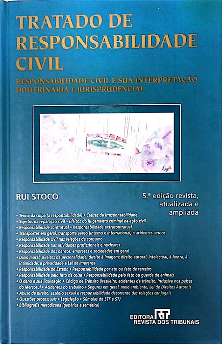 Livro Tratado de Responsabilidade Civil Autor Stoco, Rui (2001) [seminovo]