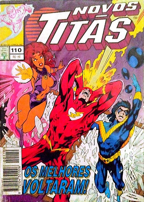 Gibi Novos Titãs #110 - Formatinho Autor (1995) [usado]