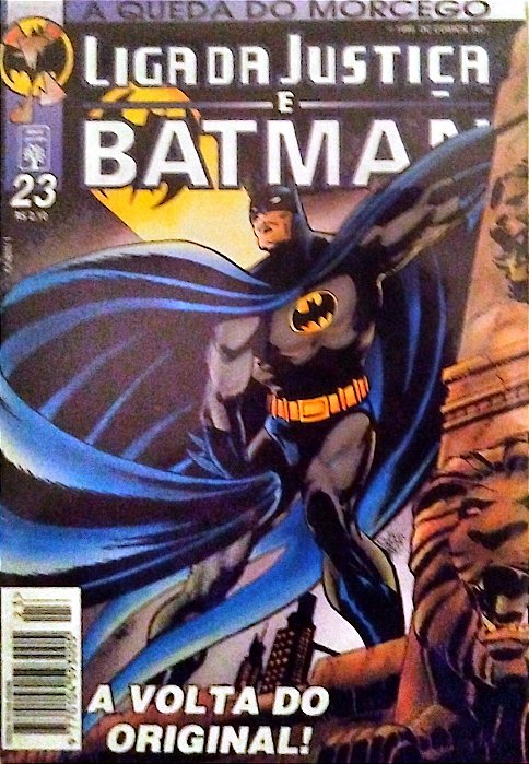 Gibi Liga da Justiça e Batman #23 - Formatinho Autor (1996) [usado]