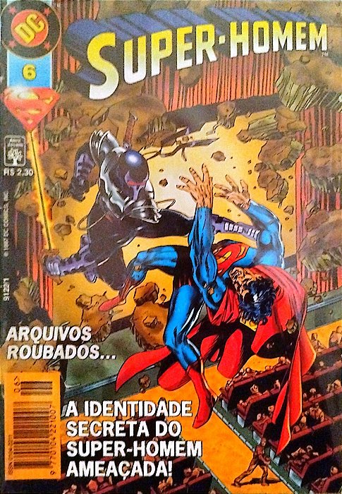 Gibi Super-homem #6 - Formatinho Autor (1997) [usado]