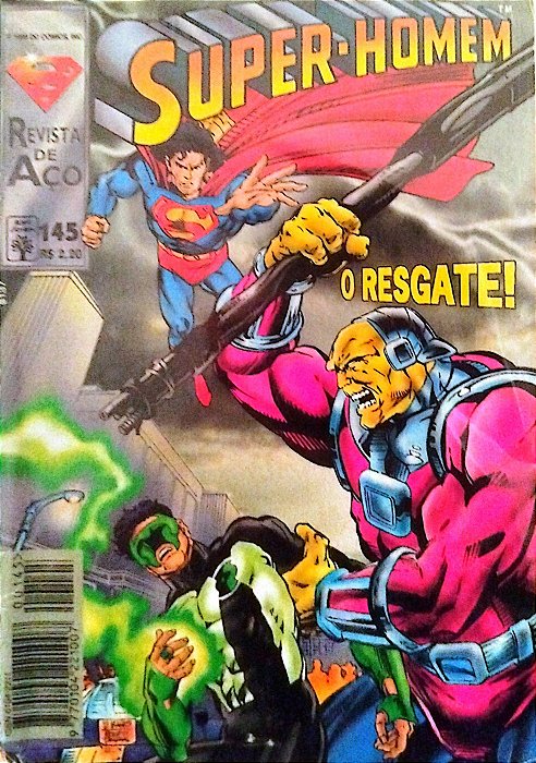 Gibi Super-homem #145 - Formatinho Autor (1996) [usado]