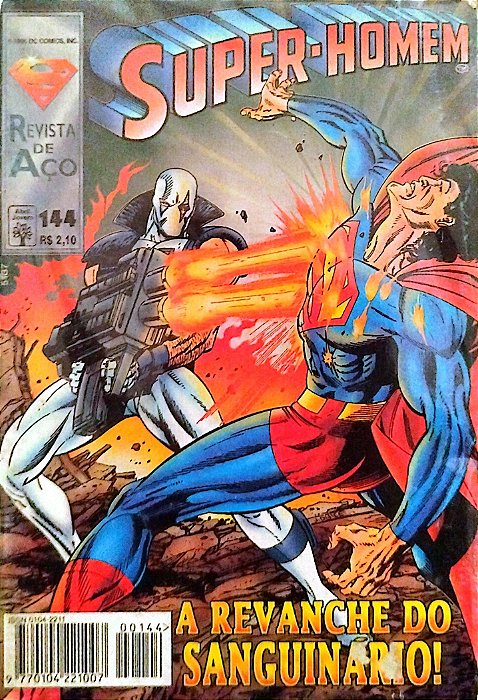 Gibi Super-homem #144 - Formatinho Autor (1996) [usado]