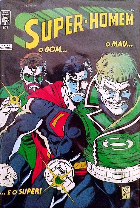 Gibi Super-homem #107 - Formatinho Autor (1993) [usado]