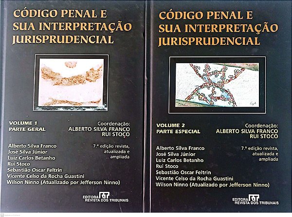 Livro Código Penal e sua Interpretação Jurisprudencial (2 Volumes) Autor Franco (coord), Alberto Silva (2001) [seminovo]