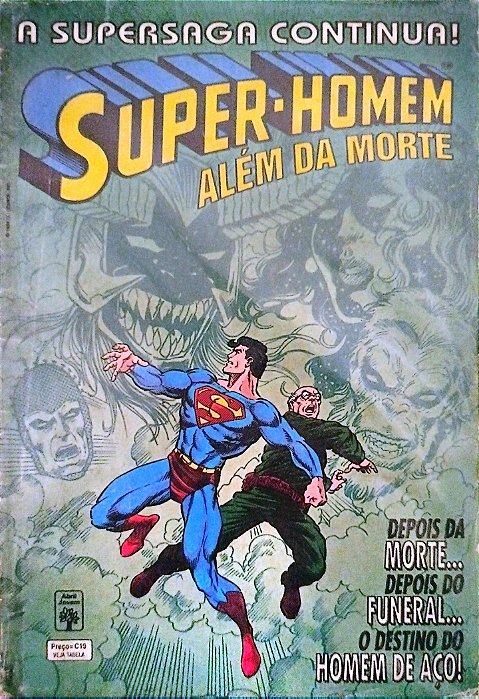 Gibi Super-homem Além da Morte - Formatinho Autor (1994) [usado]