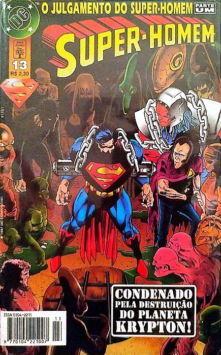 Gibi Super-homem #13 - Formatinho Autor (1997) [usado]