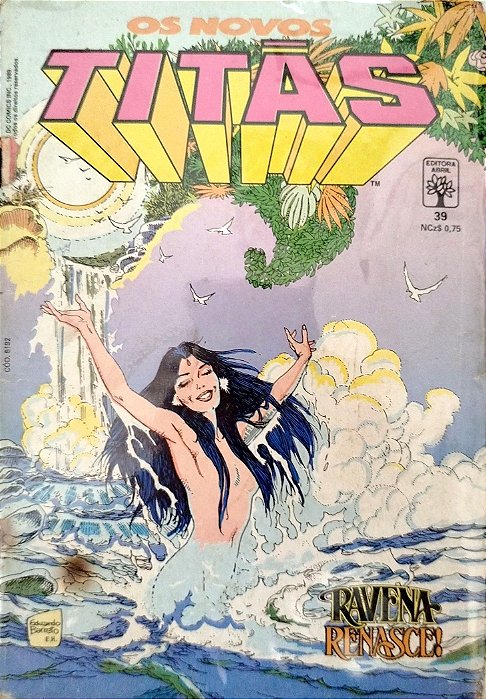 Gibi os Novos Titãs #39 - Formatinho Autor (1989) [usado]