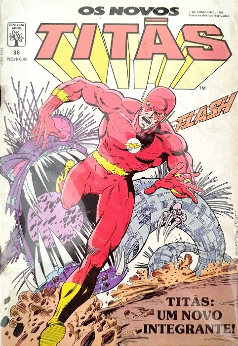 Gibi os Novos Titãs #36 - Formatinho Autor (1989) [usado]