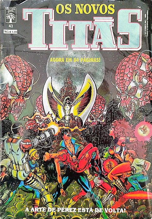 Gibi os Novos Titãs #43 - Formatinho Autor (1989) [usado]