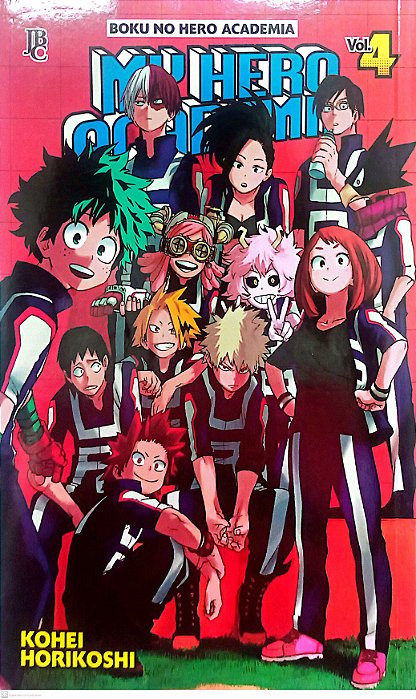 Gibi My Hero Academy #4 Autor Kohei Horikoshi (2017) [seminovo]