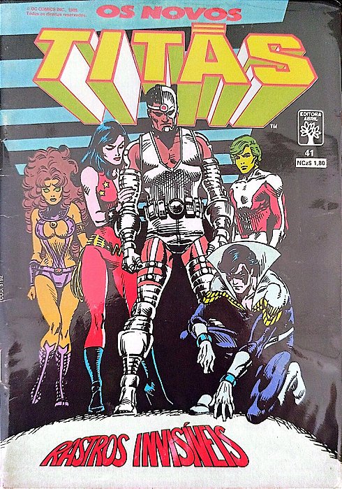 Gibi os Novos Titãs #41 - Formatinho Autor (1989) [usado]