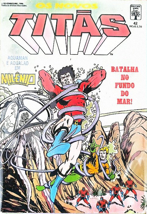 Gibi os Novos Titãs #42 - Formatinho Autor (1989) [usado]