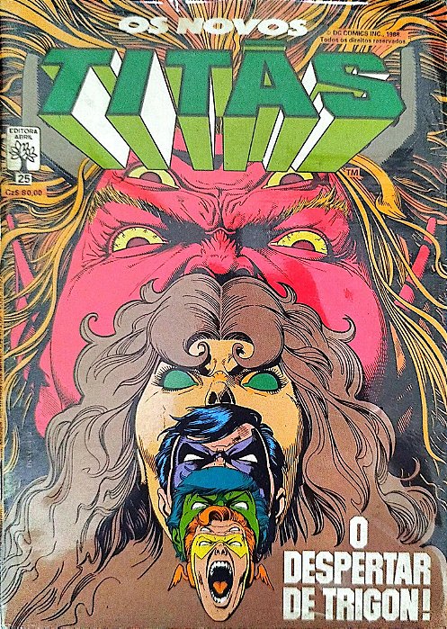 Gibi os Novos Titãs #25 - Formatinho Autor (1988) [usado]