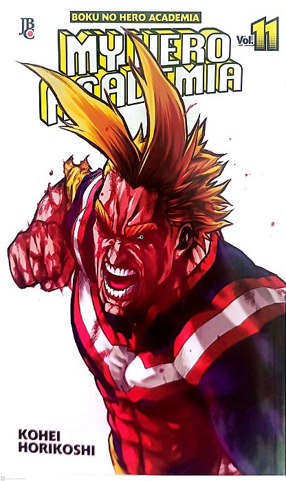 Gibi My Hero Academia #11 Autor Kohei Horikoshi (2018) [seminovo]