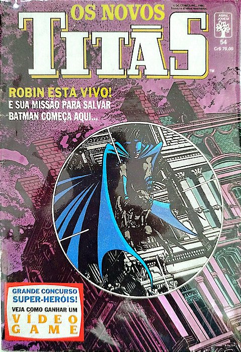 Gibi os Novos Titãs #54 - Formatinho Autor (1990) [usado]