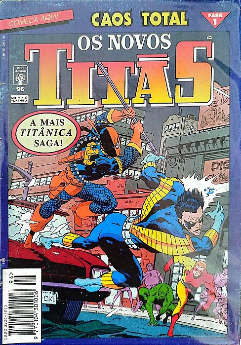 Gibi os Novos Titãs #96 - Formatinho Autor (1994) [usado]
