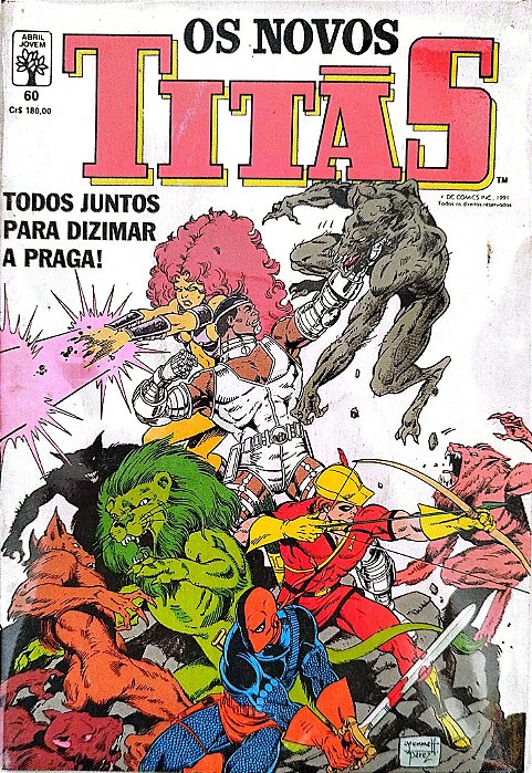 Gibi os Novos Titãs #60 - Formatinho Autor (1991) [usado]