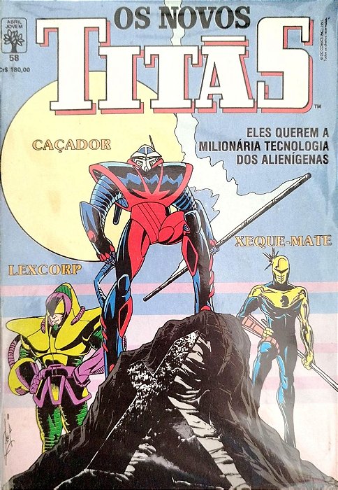 Gibi os Novos Titãs #58 - Formatinho Autor (1991) [usado]