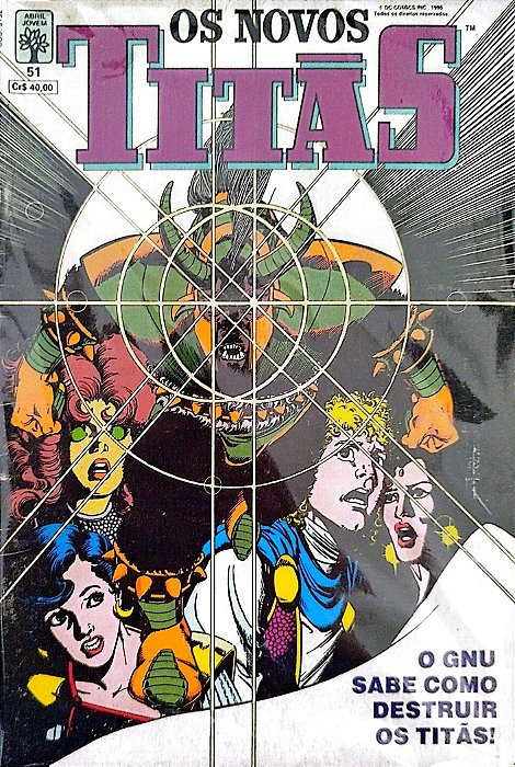Gibi os Novos Titãs #51 - Formatinho Autor (1990) [usado]