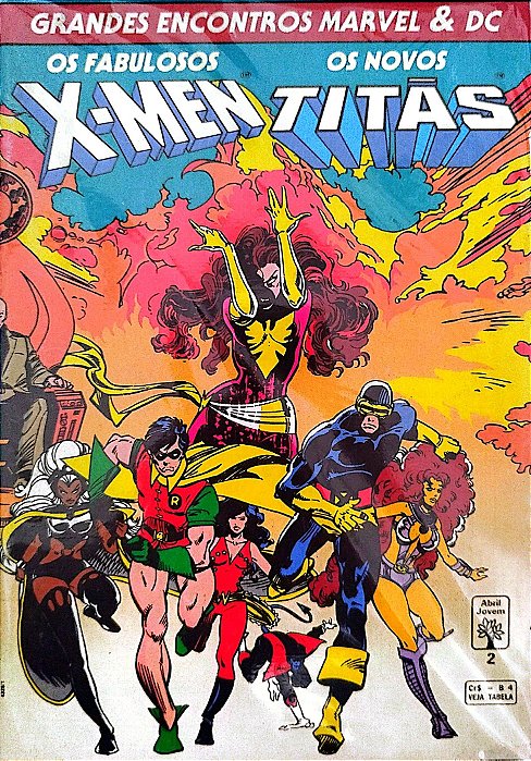 Gibi Grandes Encontros Marvel e Dc #2 - Formatinho Autor (1993) [usado]