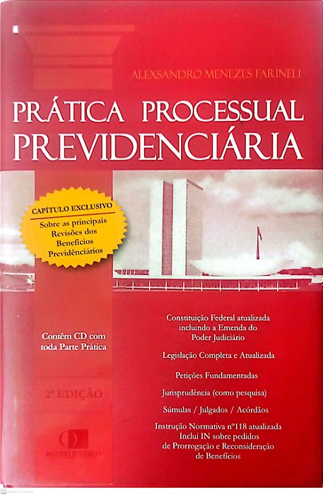 Livro Prática Processual Previdenciária Autor Farineli, Alexsandro Menezes (2007) [seminovo]