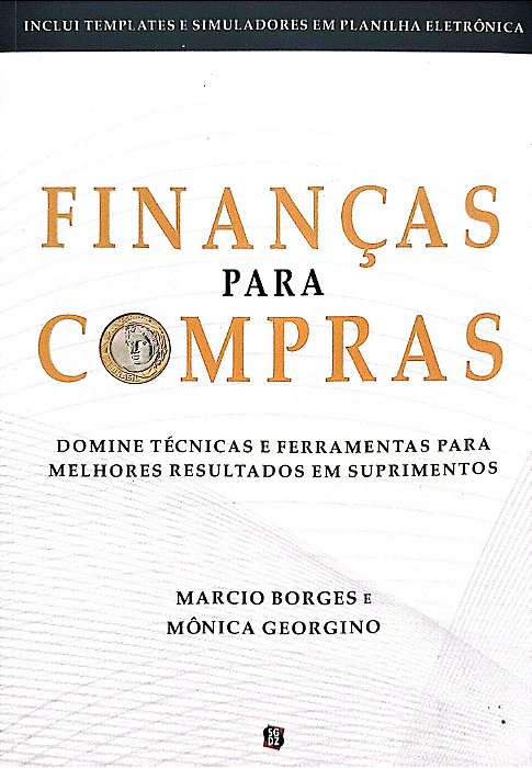 Livro Finanças para Compras Autor Borges, Marcio (2023) [seminovo]