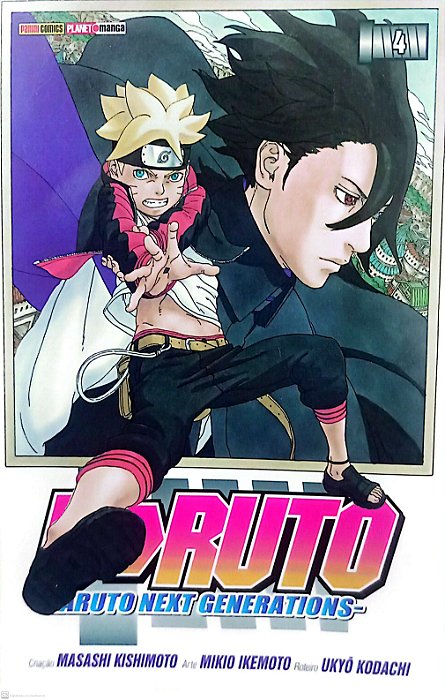 Gibi Boruto #4 Autor Masashi Kishimoto (2019) [seminovo]