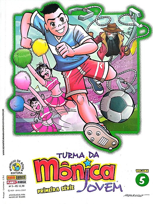 Gibi Turma da Mônica Jovem Primeira Série Volume 5 Autor (2017) [usado]