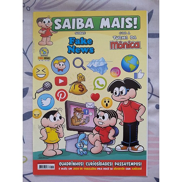 Gibi Saiba Mais com a Turma da Mônica #140 Autor (2019) [seminovo]