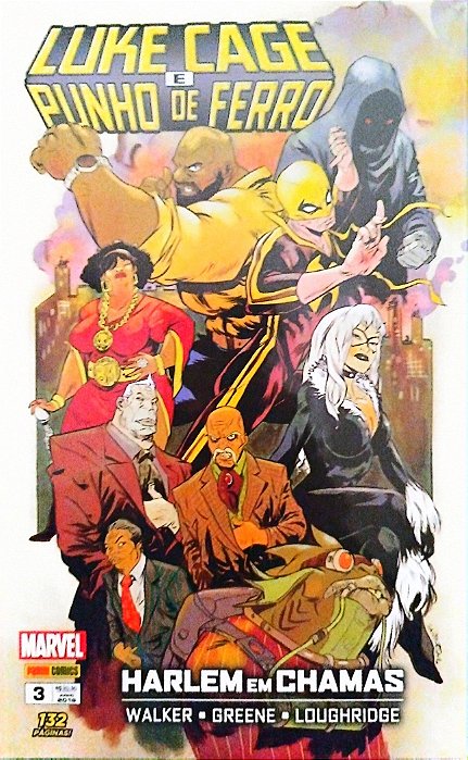 Gibi Luke Cage e Punho de Ferro #3 Autor (2018) [seminovo]