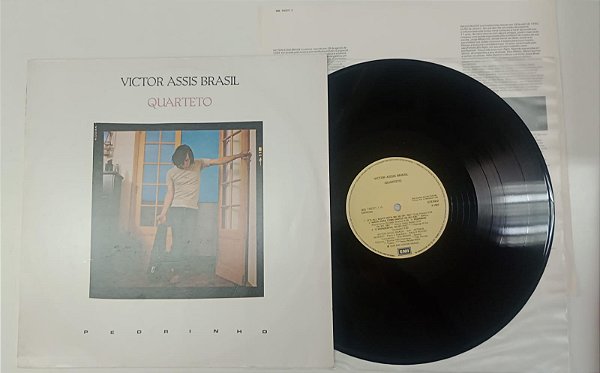 Disco de Vinil Victor Assis Brasil Quarteto - Pedrinho (lp 1987) Interprete Victor Assis Brasil Quarteto (1987) [usado]