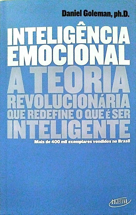Livro Inteligência Emocional Autor Goleman, Daniel (2012) [seminovo]