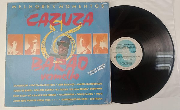 Disco de Vinil Cazuza & Barão Vermelho (lp 1989) Interprete Cazuza e Barão Vermelho (1989) [usado]