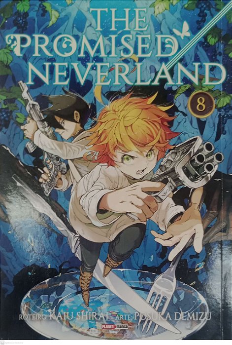 Gibi The Promised Neverland #8 Autor Kaiu Shirai e Posuka Demizu (2019) [seminovo]